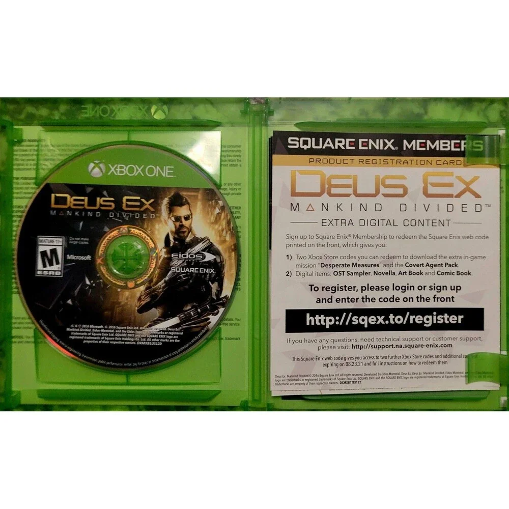 Deus Ex: Mankind Divided - Day One Edition - Microsoft Xbox One, FAST SHIPPING